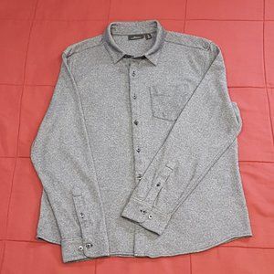 Marc Anthony Slim Fit Grey Long Sleeve Large Shirt